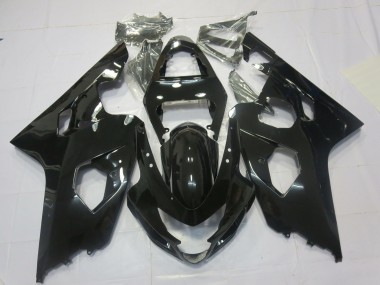 Negro Brillante 04-05 GSXR 600-750 Carenado Moto