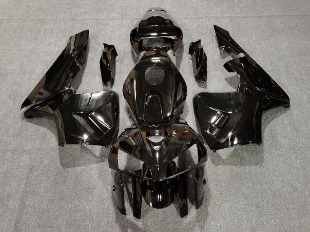 Negro Brillante 05-06 CBR600RR Carenado Moto Negro Brillante 05-06 CBR600RR Carenado Moto