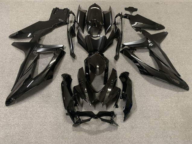 Negro Brillante 08-10 GSXR 600-750 Carenado Moto Negro Brillante 08-10 GSXR 600-750 Carenado Moto