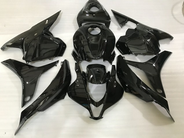 Negro Brillante 09-12 CBR600RR Carenado Moto Negro Brillante 09-12 CBR600RR Carenado Moto