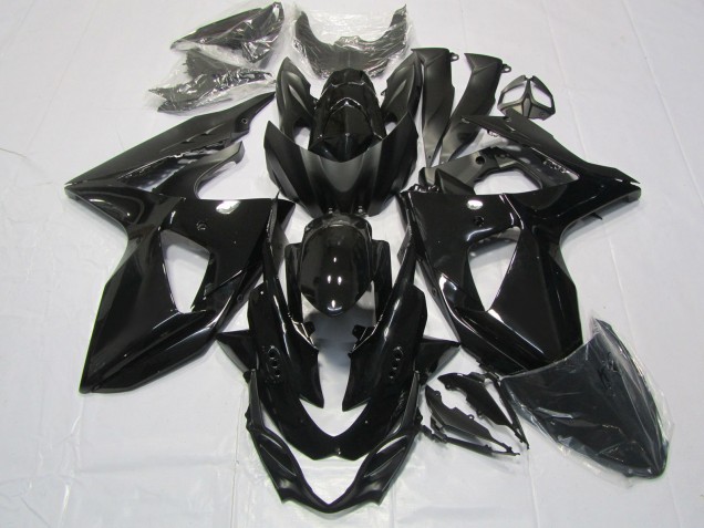 Negro Brillante 09-16 GSXR 1000 Carenado Moto Negro Brillante 09-16 GSXR 1000 Carenado Moto