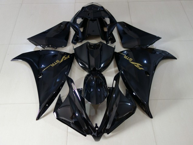 Negro Brillante 12-14 R1 Carenado Moto Negro Brillante 12-14 R1 Carenado Moto
