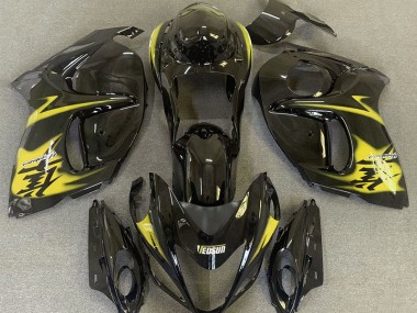 Negro Brillante & Amarillo 08-20 GSXR 1300 Carenado Moto