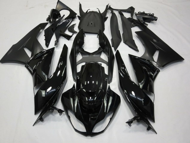 Negro Brillante Mate 09-12 ZX6R Carenado Moto Negro Brillante Mate 09-12 ZX6R Carenado Moto