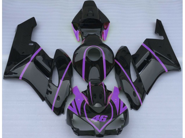 Negro Brillante & Morado 04-05 CBR1000RR Carenado Moto Negro Brillante & Morado 04-05 CBR1000RR Carenado Moto