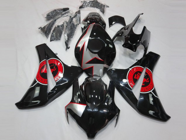 Negro Brillante & Rojo 08-11 CBR1000RR Carenado Moto Negro Brillante & Rojo 08-11 CBR1000RR Carenado Moto