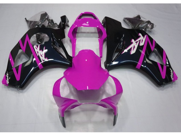 Negro Brillante & Rosa 02-03 CBR954RR Carenado Moto Negro Brillante & Rosa 02-03 CBR954RR Carenado Moto