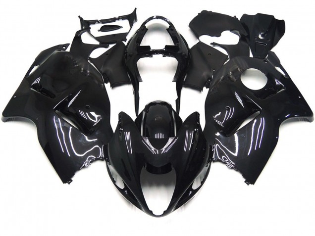 Negro Liso Brillante 97-07 GSXR 1300 Carenado Moto Negro Liso Brillante 97-07 GSXR 1300 Carenado Moto