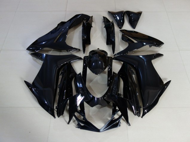 Negro Liso Brillante 11-24 GSXR 600-750 Carenado Moto Negro Liso Brillante 11-24 GSXR 600-750 Carenado Moto