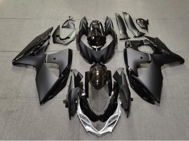 Negro Liso Mate & Brillante 09-16 GSXR 1000 Carenado Moto Negro Liso Mate & Brillante 09-16 GSXR 1000 Carenado Moto