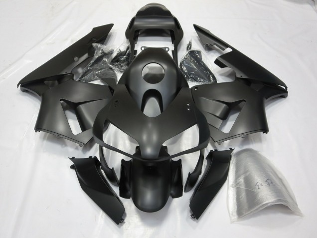 Negro Mate 03-04 CBR600RR Carenado Moto Negro Mate 03-04 CBR600RR Carenado Moto