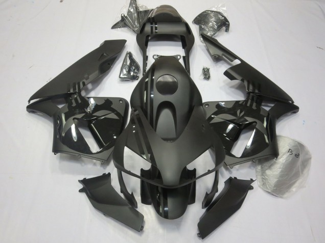Negro Mate 03-04 CBR600RR Carenado Moto Negro Mate 03-04 CBR600RR Carenado Moto