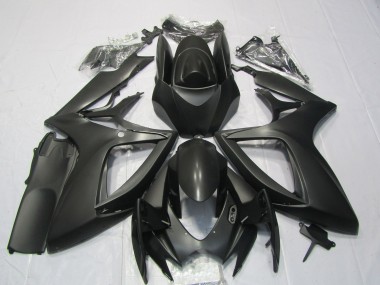 Negro Mate 06-07 GSXR 600-750 Carenado Moto