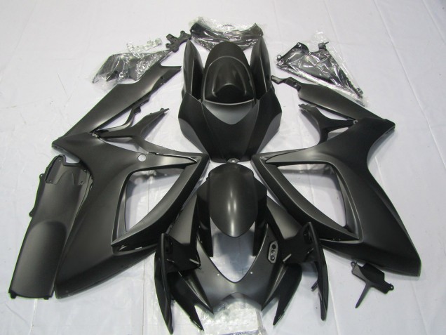 Negro Mate 06-07 GSXR 600-750 Carenado Moto Negro Mate 06-07 GSXR 600-750 Carenado Moto