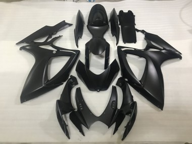 Negro Mate 06-07 GSXR 600-750 Carenado Moto