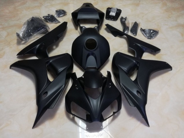 Negro Mate 08-11 CBR1000RR Carenado Moto Negro Mate 08-11 CBR1000RR Carenado Moto