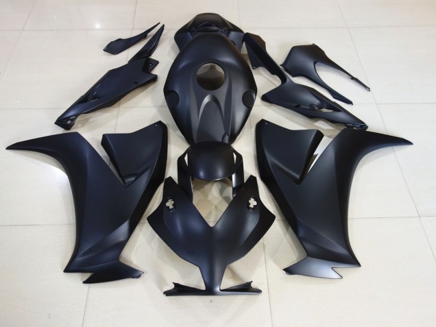 Negro Mate 12-16 CBR1000RR Carenado Moto Negro Mate 12-16 CBR1000RR Carenado Moto