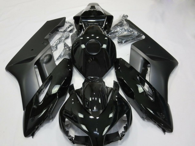 Negro Mate & Brillante 04-05 CBR1000RR Carenado Moto Negro Mate & Brillante 04-05 CBR1000RR Carenado Moto