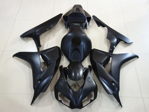 Negro Mate Liso 06-07 CBR1000RR Carenado Moto Negro Mate Liso 06-07 CBR1000RR Carenado Moto