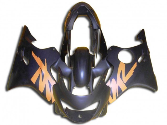 Negro Mate & Naranja 99-00 CBR600 F4 Carenado Moto Negro Mate & Naranja 99-00 CBR600 F4 Carenado Moto