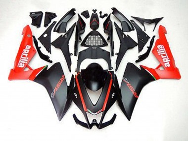 Negro Mate & Rojo 12-15 RS4 125 Carenado Moto