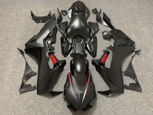 Negro Mate & Rojo 17-23 CBR1000RR Carenado Moto Negro Mate & Rojo 17-23 CBR1000RR Carenado Moto