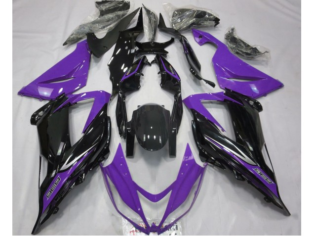 Negro & Morado 13-18 ZX6R Carenado Moto Negro & Morado 13-18 ZX6R Carenado Moto