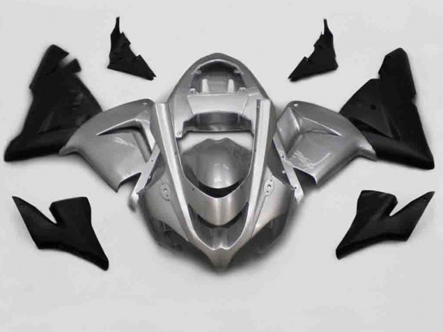 Negro Plata 04-05 ZX10R Carenado Moto Negro Plata 04-05 ZX10R Carenado Moto