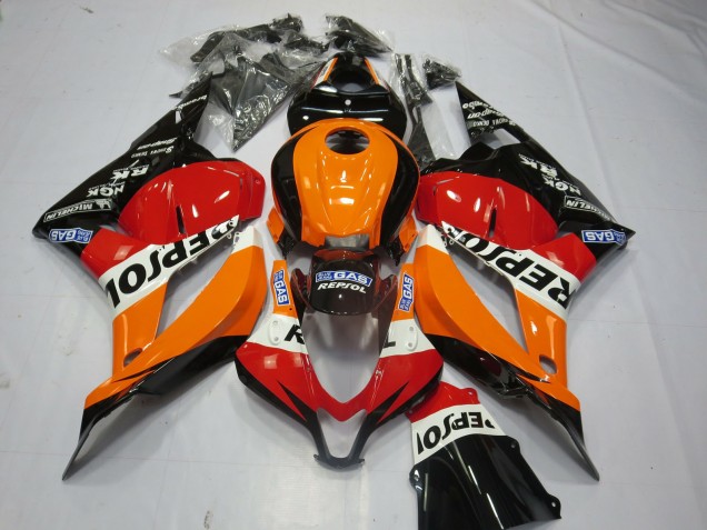 Negro Repsol 09-12 CBR600RR Carenado Moto Negro Repsol 09-12 CBR600RR Carenado Moto
