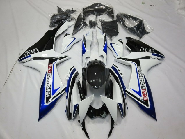 Negro Rockstar 11-24 GSXR 600-750 Carenado Moto Negro Rockstar 11-24 GSXR 600-750 Carenado Moto