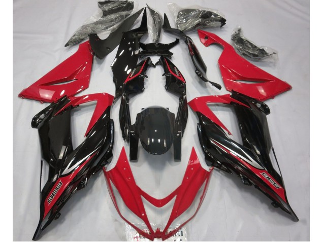 Negro & Rojo 13-18 ZX6R Carenado Moto Negro & Rojo 13-18 ZX6R Carenado Moto