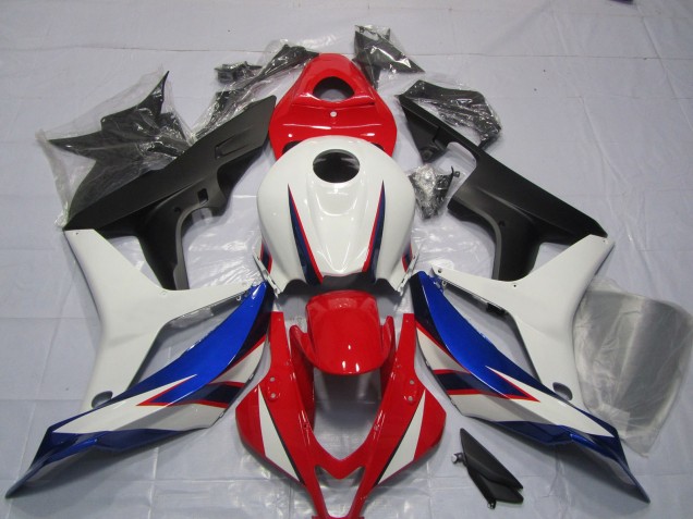 OEM Diseño De Estilo Blanco Rojo Azul 07-08 CBR600RR Carenado Moto OEM Diseño De Estilo Blanco Rojo Azul 07-08 CBR600RR Carenado Moto