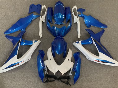 OEM Estilo Azul & Blanco 08-10 GSXR 600-750 Carenado Moto