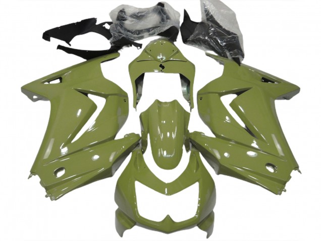 Oliva Brillante 08-12 Ninja 250 Carenado Moto Oliva Brillante 08-12 Ninja 250 Carenado Moto