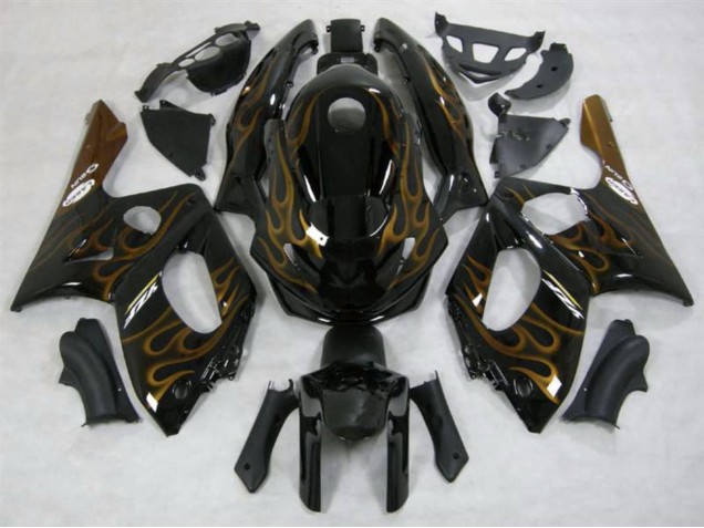 Oro Llama Brillo 98-07 YZF600 Carenado Moto Oro Llama Brillo 98-07 YZF600 Carenado Moto