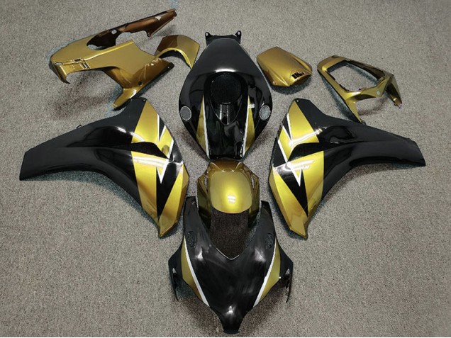 Oro & Negro 08-11 CBR1000RR Carenado Moto Oro & Negro 08-11 CBR1000RR Carenado Moto