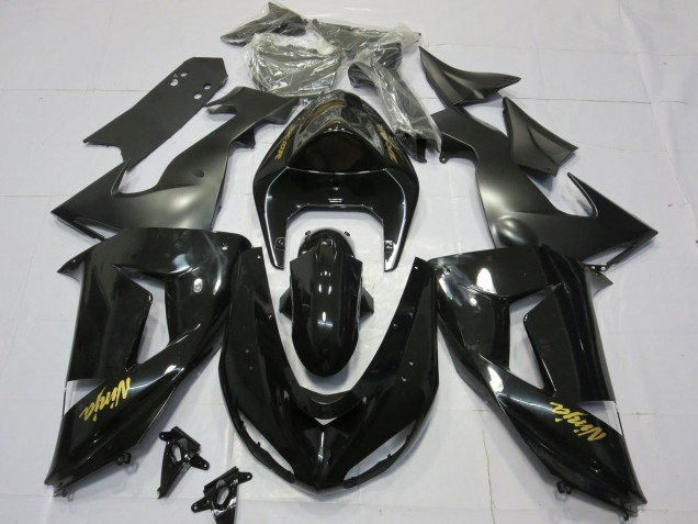 Oro Negro Brillante 06-07 ZX10R Carenado Moto Oro Negro Brillante 06-07 ZX10R Carenado Moto
