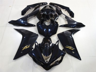 Oro Negro Brillante 07-08 R1 Carenado Moto