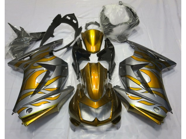 Oro & Plata Llama 08-12 Ninja 250 Carenado Moto Oro & Plata Llama 08-12 Ninja 250 Carenado Moto
