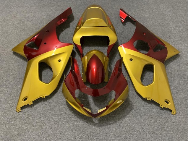 Oro & Rojo 00-02 GSXR 1000 Carenado Moto Oro & Rojo 00-02 GSXR 1000 Carenado Moto