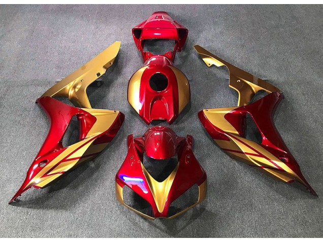 Oro Rojo 06-07 CBR1000RR Carenado Moto Oro Rojo 06-07 CBR1000RR Carenado Moto