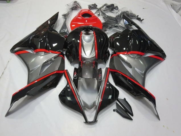 Pin Rojo Negro & Gris 09-12 CBR600RR Carenado Moto Pin Rojo Negro & Gris 09-12 CBR600RR Carenado Moto