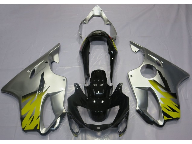 Plata Amarillo & Negro 99-00 CBR600 F4 Carenado Moto Plata Amarillo & Negro 99-00 CBR600 F4 Carenado Moto