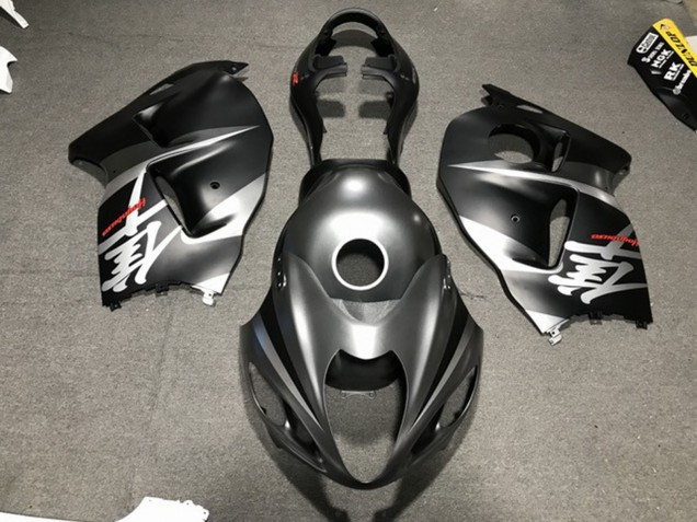 Plata Mate / Negro 97-07 GSXR 1300 Carenado Moto Plata Mate / Negro 97-07 GSXR 1300 Carenado Moto