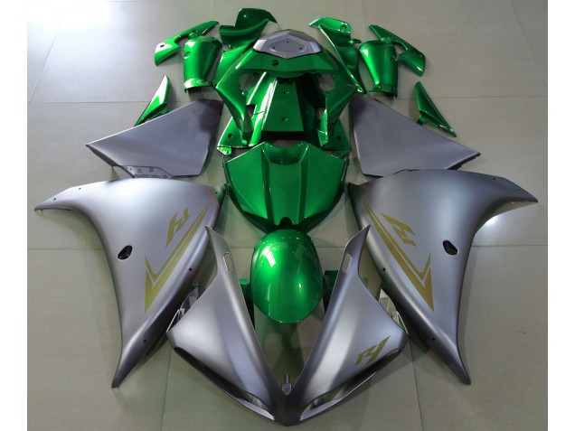Plata Mate & Verde 09-11 R1 Carenado Moto