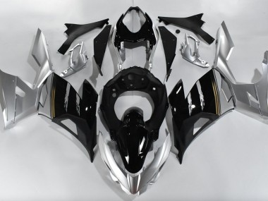 Plata & Negro 18-23 Ninja 400 Carenado Moto