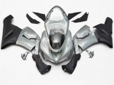 Plata Negro Mate 05-06 ZX6R Carenado Moto