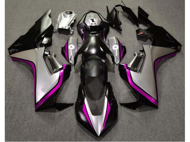 Plata & Negro & Rosa 17-23 CBR1000RR Carenado Moto Plata & Negro & Rosa 17-23 CBR1000RR Carenado Moto