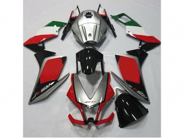 Plata & Rojo 12-15 RS4 125 Carenado Moto