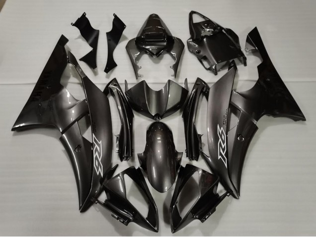 Plateado Oscuro 08-16 R6 Carenado Moto Plateado Oscuro 08-16 R6 Carenado Moto